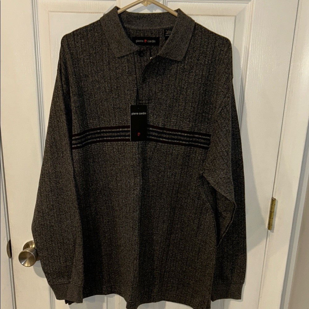 Pierre Cardin Charcoal Polo Shirt
